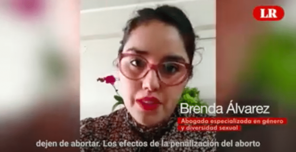 Brenda Álvarez habló sobre El aborto durante la pandemia en La República.TV